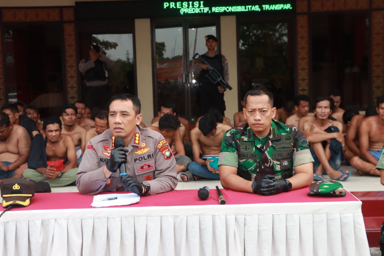 Simpang Dam Kampung Aceh Dirazia Oleh Tim Gabungan