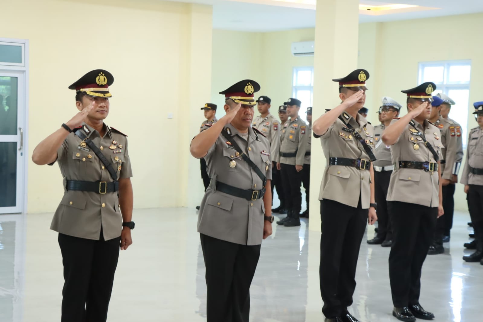 Kapolres Karimun Pimpin Sertijab Kabagops dan Kasat Lantas