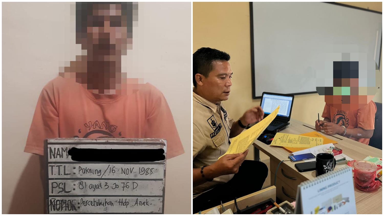 Gauli Anak Tiri Selama 2 Tahun, Ayah Bejat Ditangkap Polres Bintan