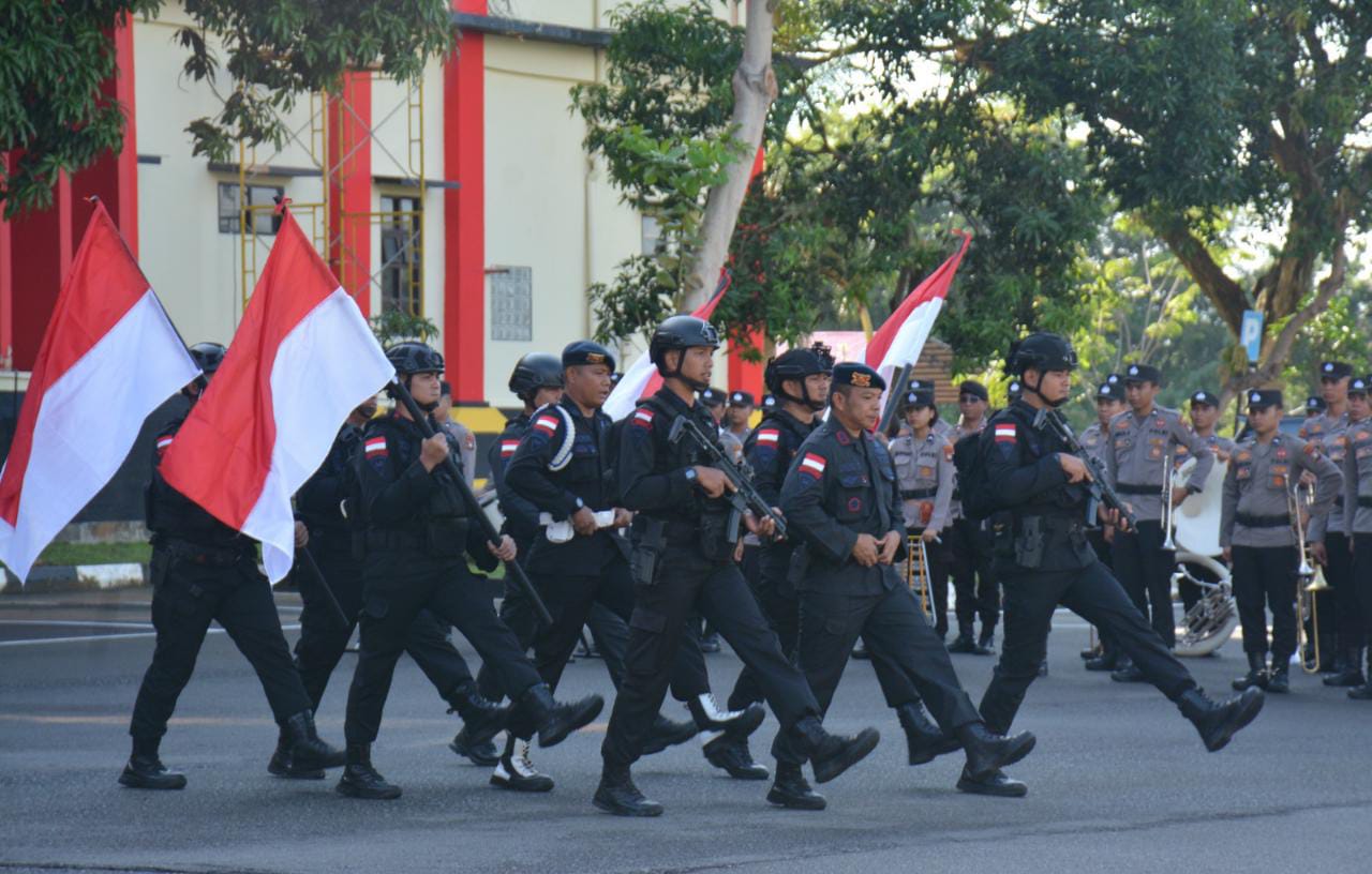 Jelang HUT Bhayangkara Ke 77 2023, Polda Kepri Gelar Upacara Pemulihan Nilai - Nilai Luhur Tribrata