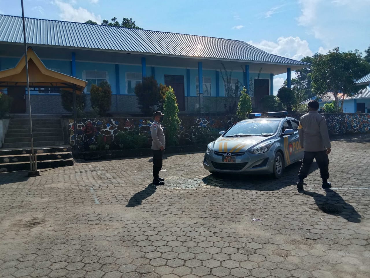 Personil Polres Bintan Lakukan Patroli Pasca Pengumuman Kelulusan Sekolah Tingkat SD/MID dan SMP/MTS