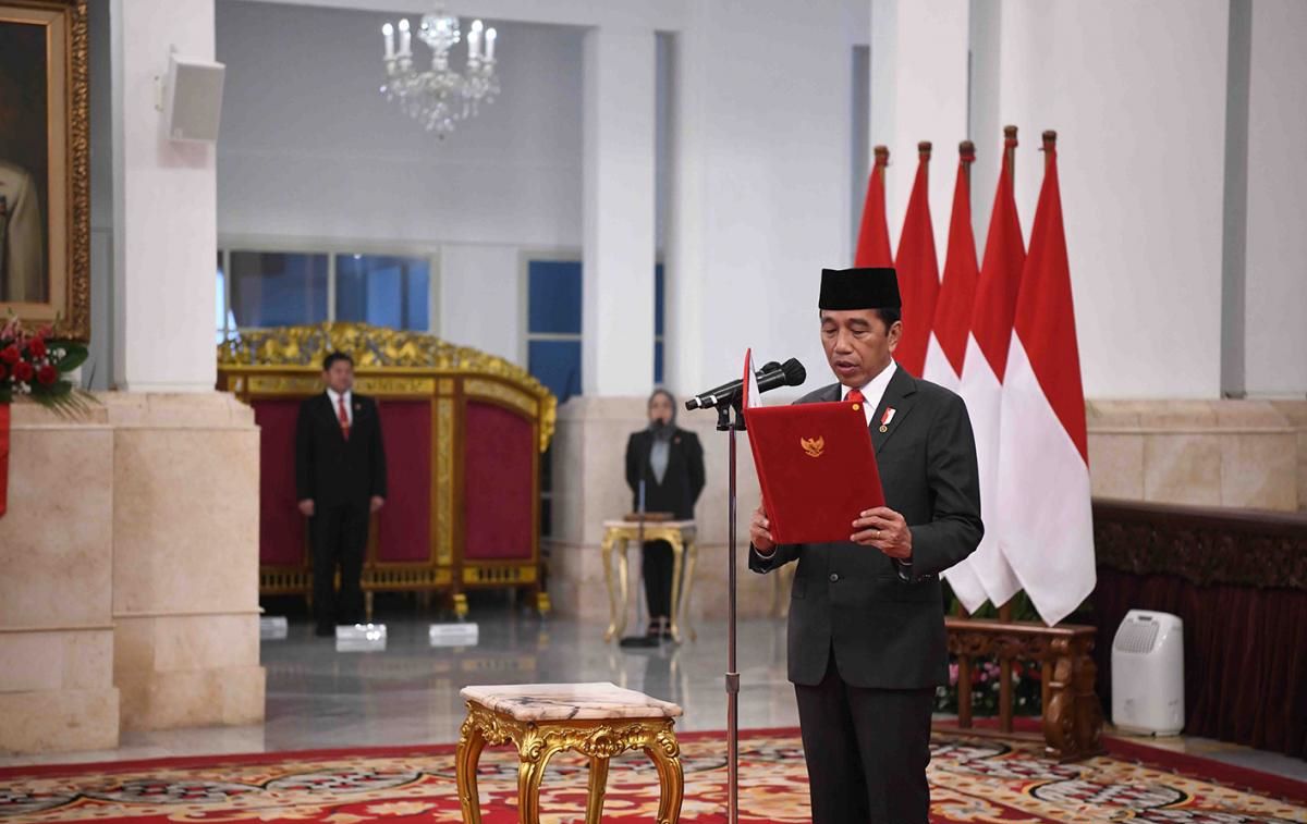 Presiden Joko Widodo Resmi Melantik Menkominfo dan Wamenkominfo