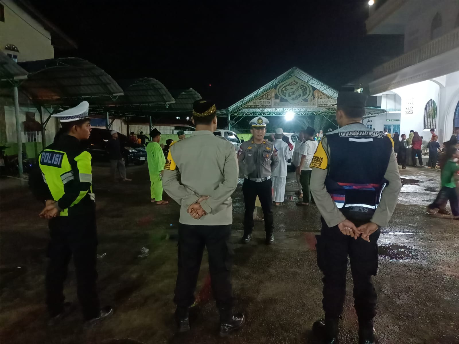 Personel Polres Bintan Lakukan Pengamanan Penyambutan Tahun Baru Islam 1445H
