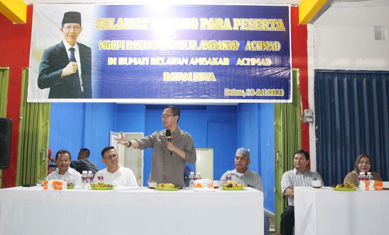 Ngopi Bareng Bang Am Bersama Tokoh dan Masyarakat di Batam Kota