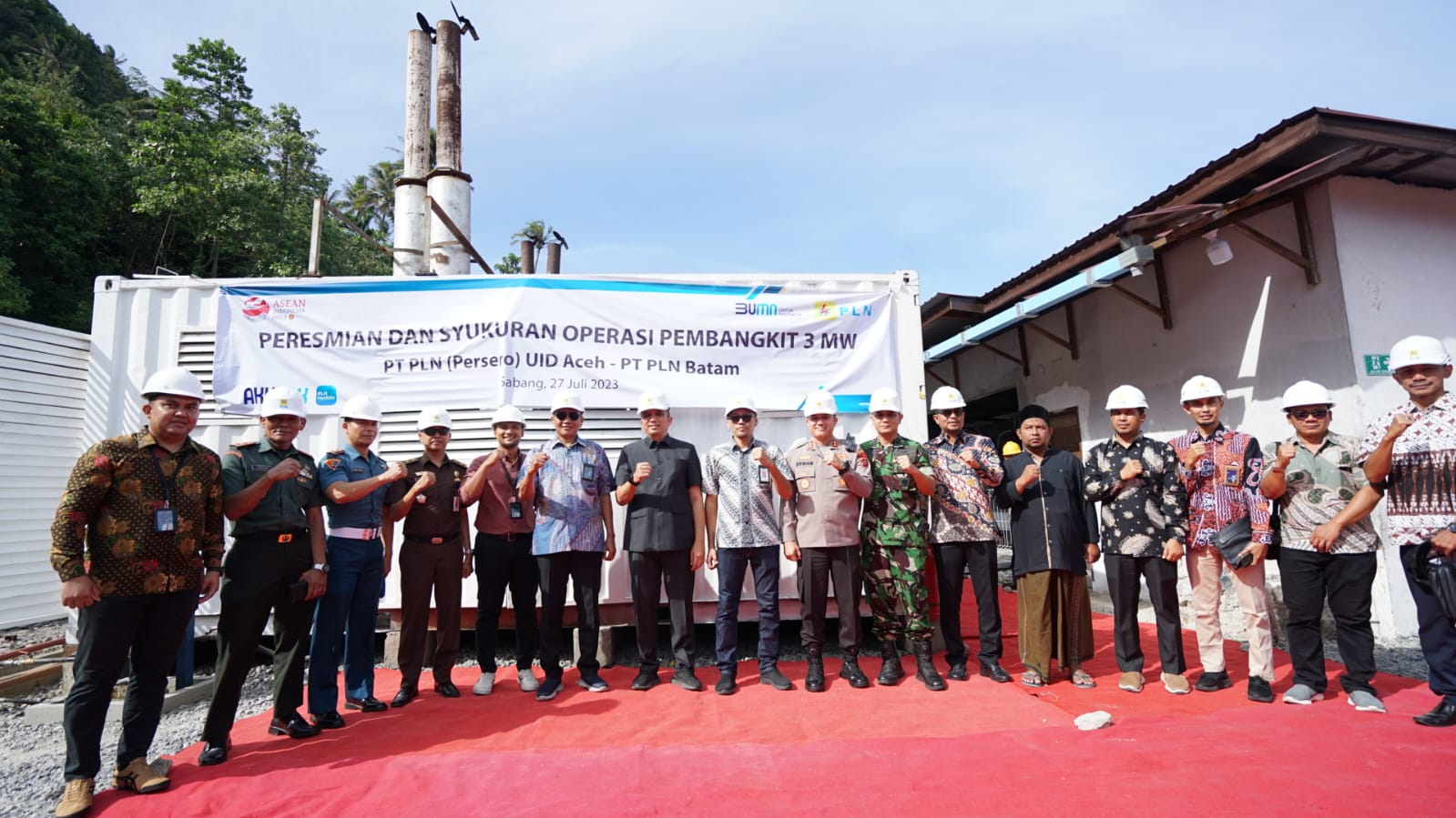 Peresmian PLTD Sabang sebagai Partisipasi PLN Batam di PT PLN (Persero) UID Aceh