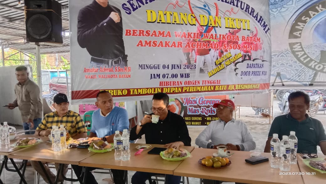 Tim Relawan Amsakar Gelar Ngopi Bareng Bersama Tokoh dan Masyarakat di Sagulung