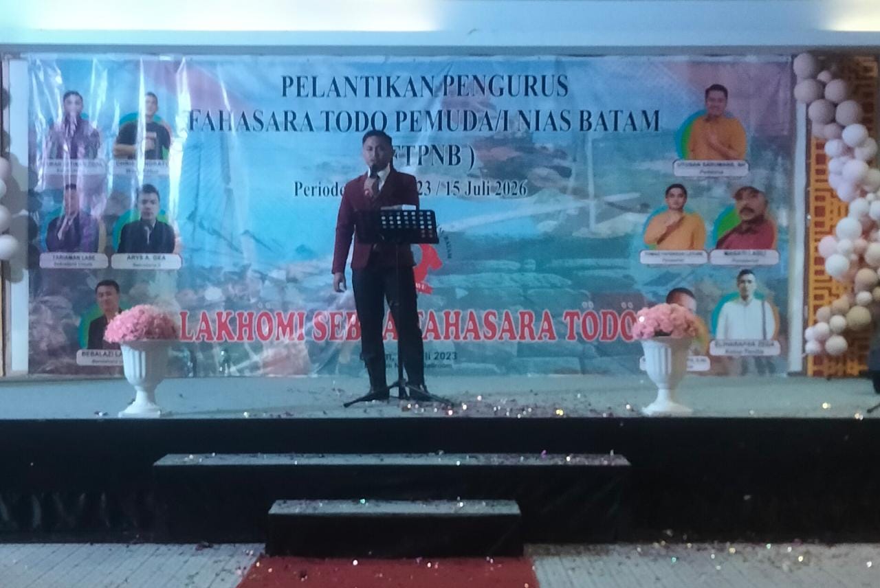 Pelantikan Pengurus Perkumpulan Anak Nias FTPNB Periode 2023-2026 yang Dilantik Langsung Oleh Penasehat