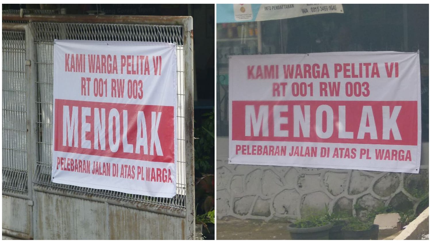 Warga Kampung Pelita VI Menolak Tim Terpadu Batam Tetap Beraksi