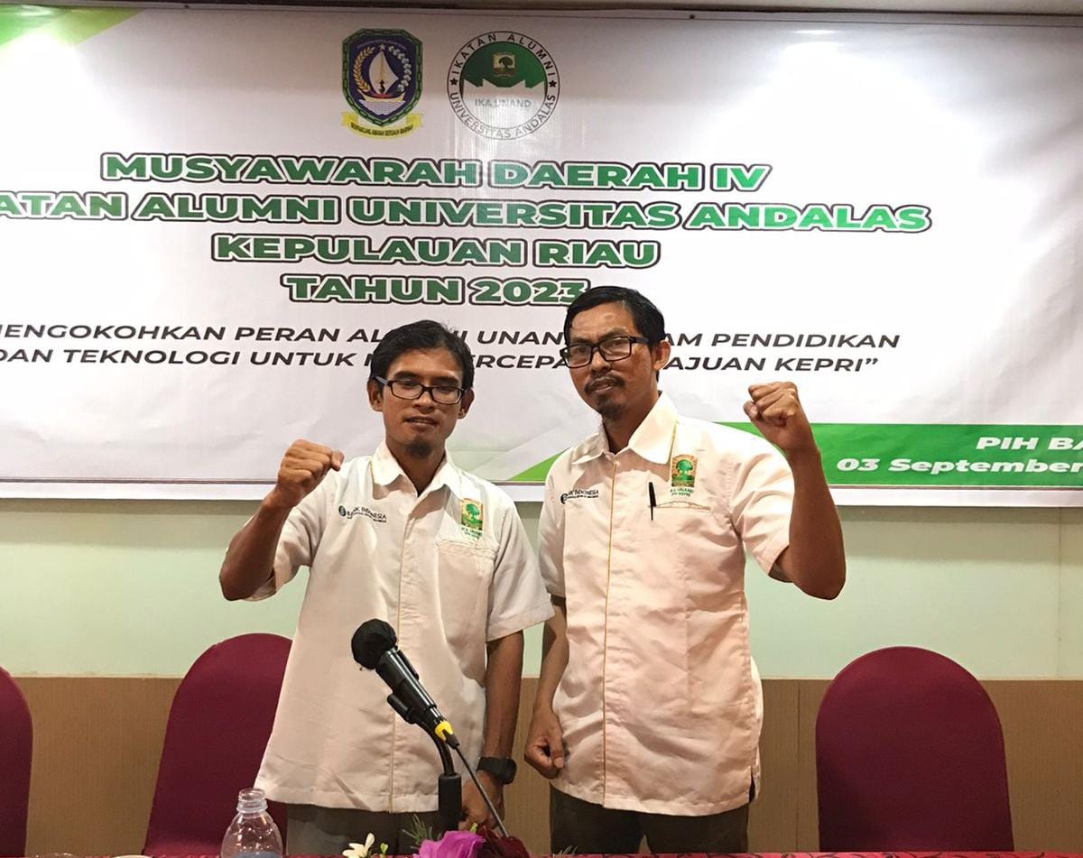 Hendri Resmi Pimpin IKA UNAND Kepri Periode 2023 - 2027