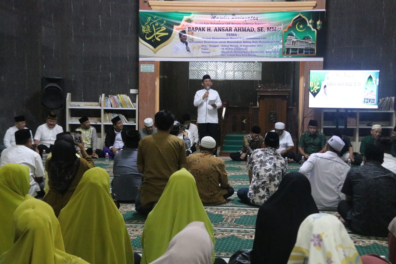 Gubernur Kepri Hadiri Maulid Nabi dan Silaturahmi di Masjid Al Barkah Batam