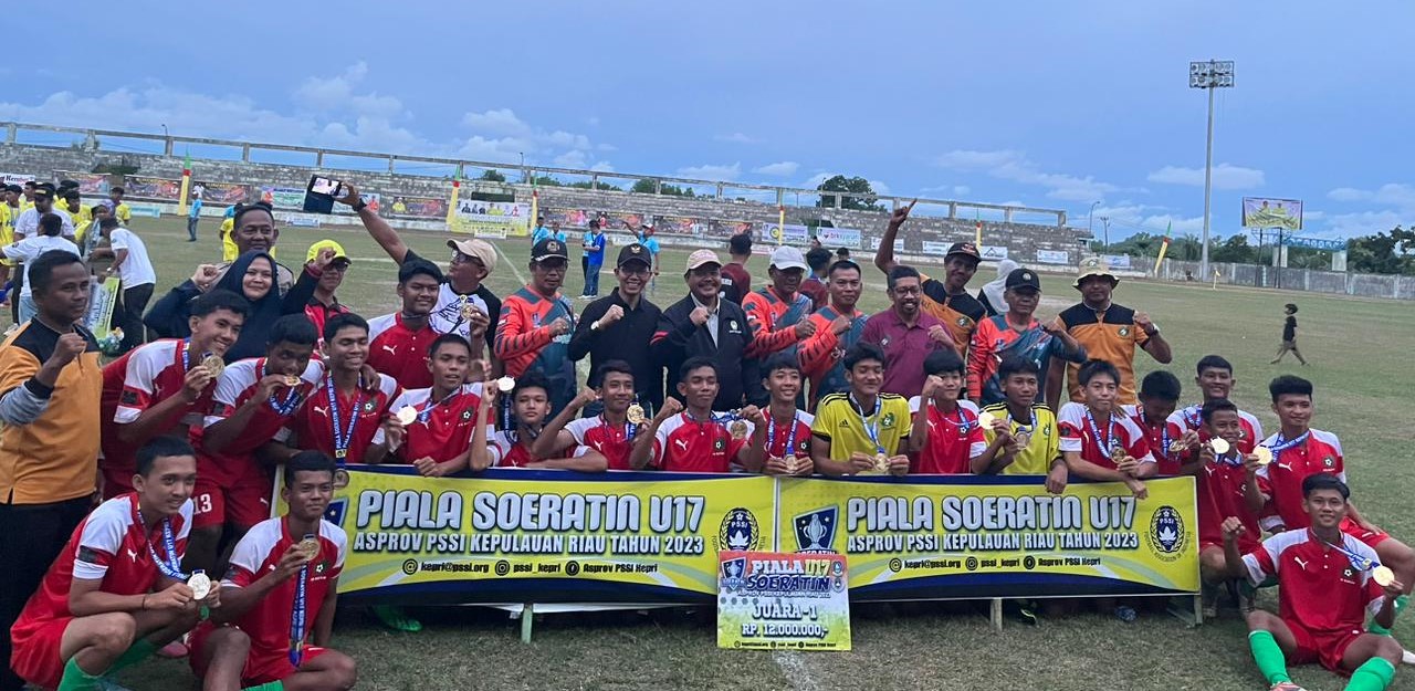 Ketua Umum PS Batam Bangga Terhadap Timnya Juarai Soeratin Cup U-17 di Karimun