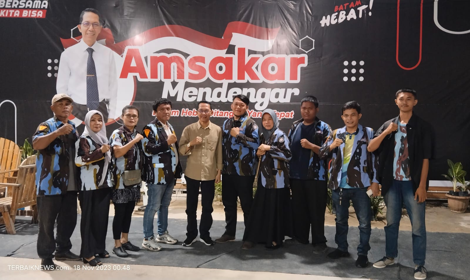 Warga Batam Penuhi Rumah Amsakar Mendengar, IPK juga Hadir