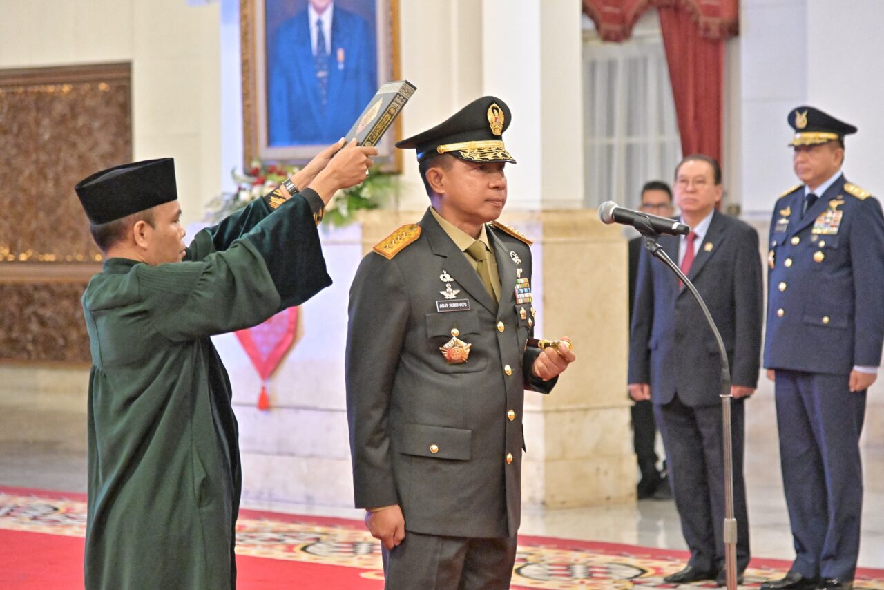 Agus Subiyanto Resmi Jadi Panglima TNI Seusai Dilantik Presiden Joko Widodo