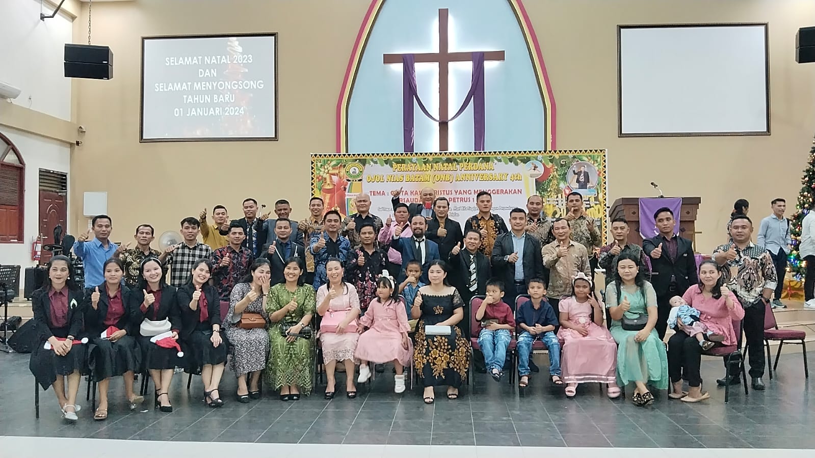 Organisasi ONB Laksanakan Perayaan Natal Tahun 2023 Sekaligus HUT Ke 4