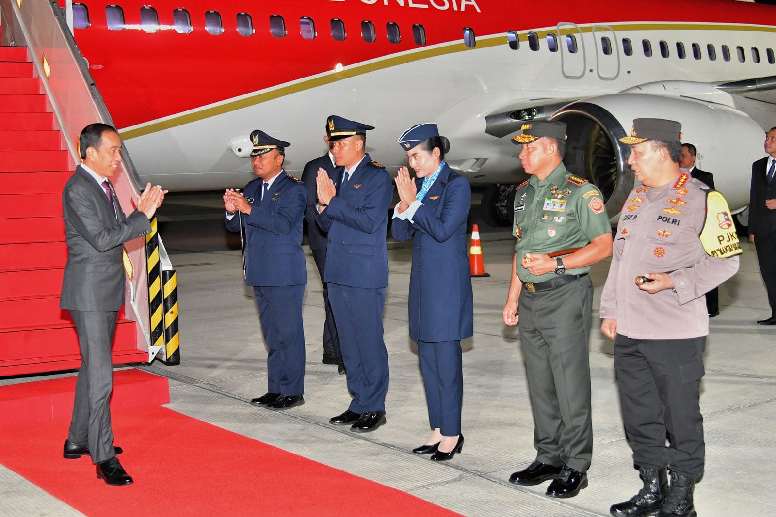 Usai Lawatan ke Jepang, Presiden Jokowi Tiba di Tanah Air