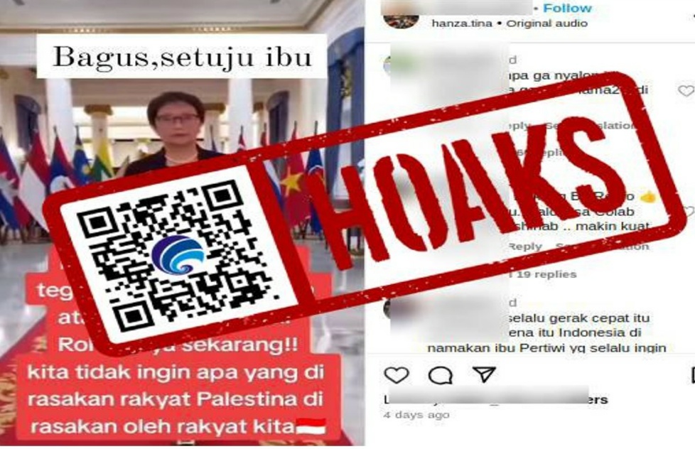 Hoaks, Menteri Luar Negeri Retno Marsudi Tegas Usir Rohingya