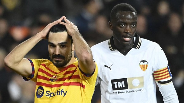 Hasil Liga Spanyol: Valencia Vs Barcelona Berakhir 1-1