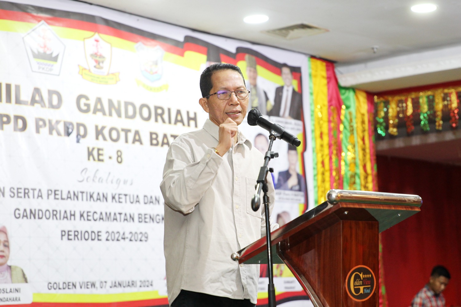 Milad ke-8 Gandoriah PKDP Dihadiri Wakil Walikota Batam Amsakar Achmad