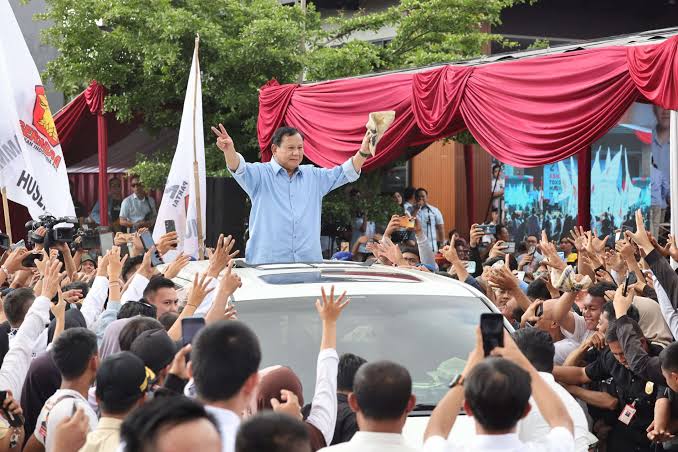 Prabowo Menghadiri Kampanye Akbar Bareng Maruarar Sirait