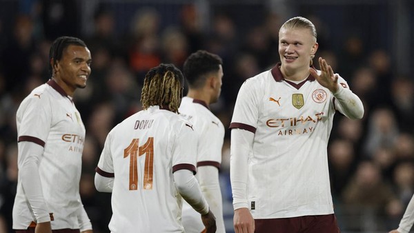 Luton Vs Man City: Haaland 5 Gol, The Citizens ke 8 Besar Piala FA