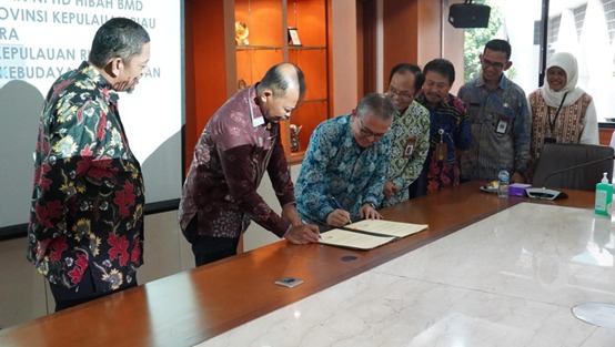Kemendikbudristek Serah Terima Tanah Hibah dari Provinsi Kepulauan Riau