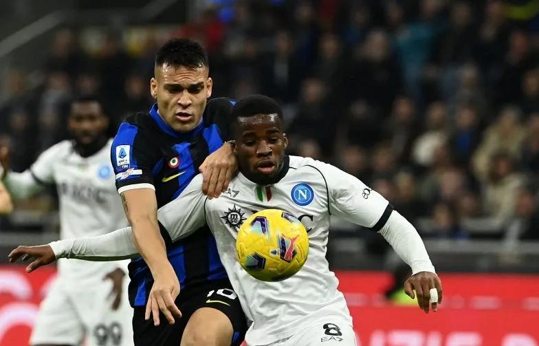Napoli hentikan rentetan kemenangan Inter Milan dengan skor imbang 1-1