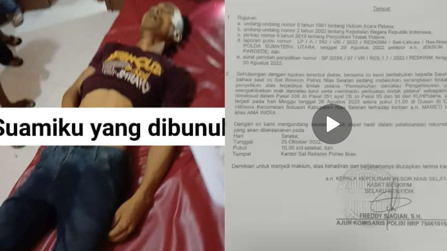 Hampir Dua Tahun Kasusnya Belum Terungkap, Keluarga Mareti Laia Minta Keadilan, Berikut Klarifikasi Humas Polres Nias Selatan