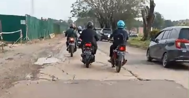 Warga Batam Sebut Turunan Bukit Daeng Tembesi Sebagai Jalan Maut atau Kematian