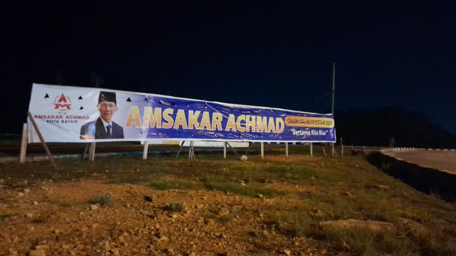 Spanduk Bergambar Pengukuhan Tim Amsakar Achmad Hilang 3 Kali, Syahrial Lubis: Tandanya Takut Kah ?