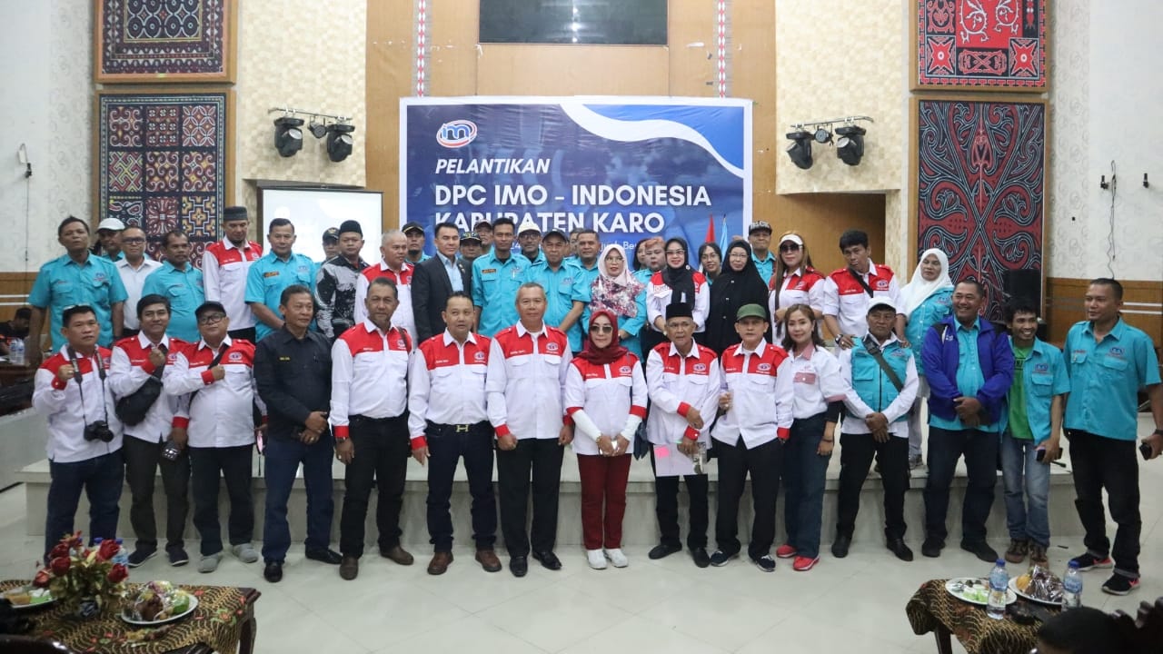 Ketua Anwar Erde Resmi Melantik Pengurus DPC IMO Kabupaten Karo