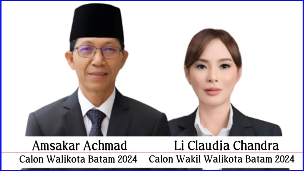Inilah 5 Parpol Pemberi Rekomendasi Untuk Amsakar - Li Claudia, Ada 28 Anggota DPRD Kota Batam Terpilih 2024 di Dalamnya