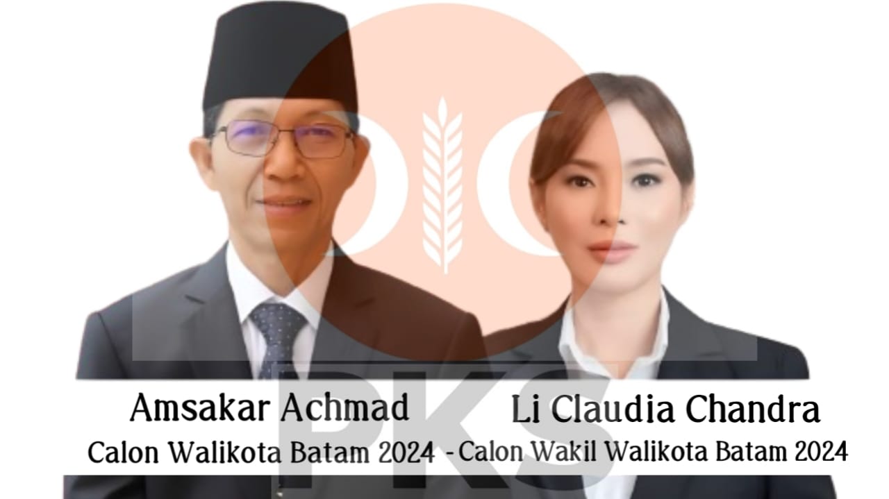 PKS Resmi Dukung Amsakar-Li Claudia, Partai Ini Tutup Peluang ke Calon Lain di Pilwako Batam 2024
