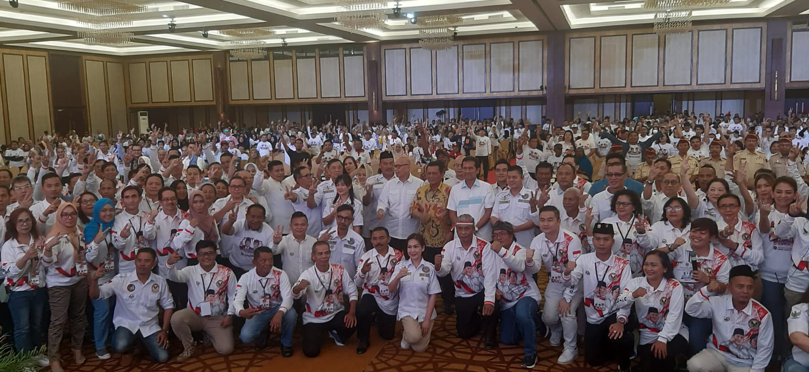 Ribuan Relawan Prawiro Kepri Dukung dan Siap Memenangkan Amsakar - Li Claudia pada Pilwako Batam 2024