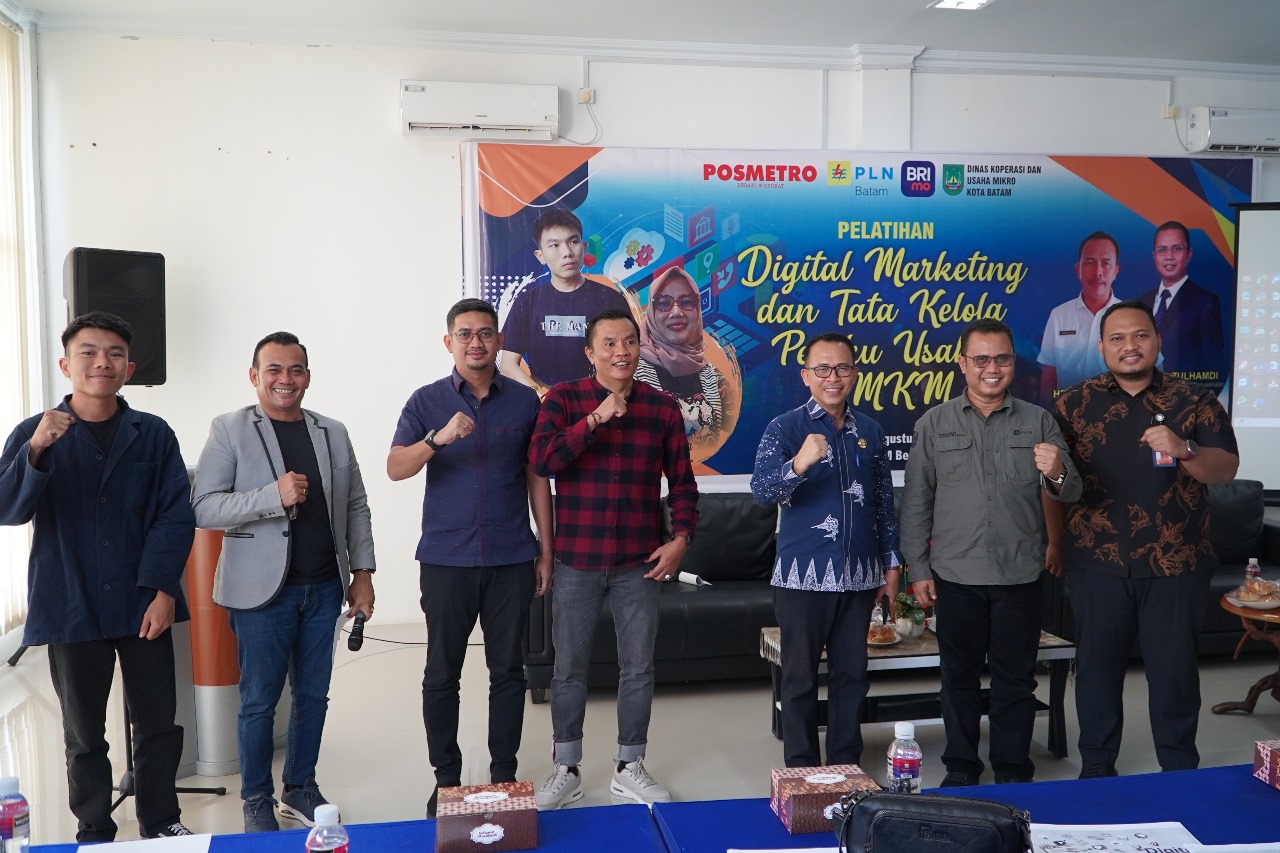 Fasilitasi Pelatihan Digitial Marketing Pelaku UMKM Difasilitasi PLN Batam