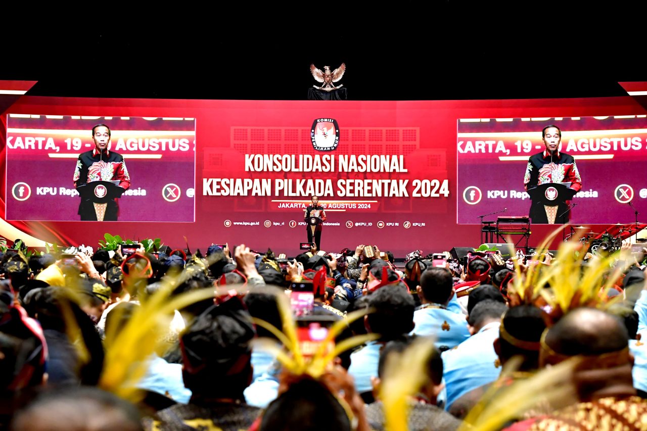 Rapat Konsolidasi Nasional Pilkada 2024, Jokowi: Pentingnya Kualitas dan Integritas Pemilu