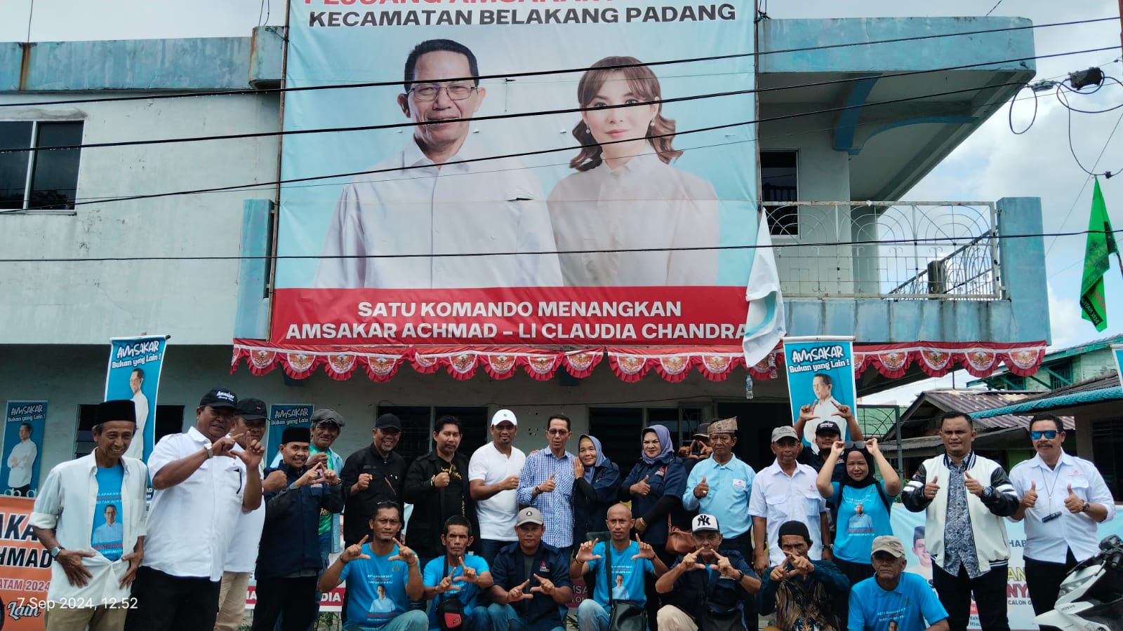 Warga Belakangpadang Berkomitmen Menangkan Amsakar-Li Claudia pada Pilkada Serentak 2024