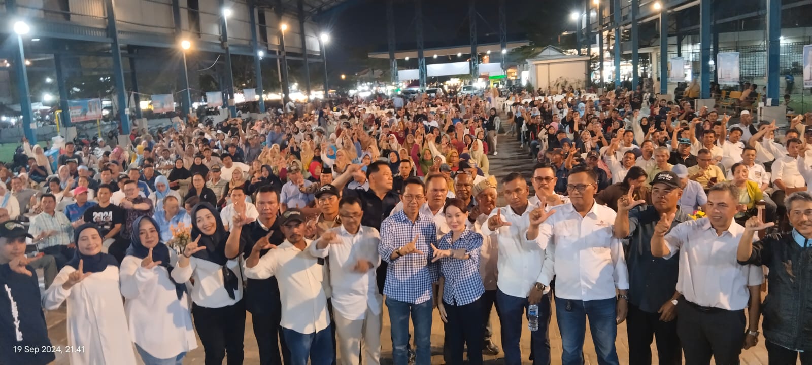 Ribuan Warga Sagulung Hadiri Bincang Santai dan Silahturahmi ASLI, M. Nur: Harus Menang