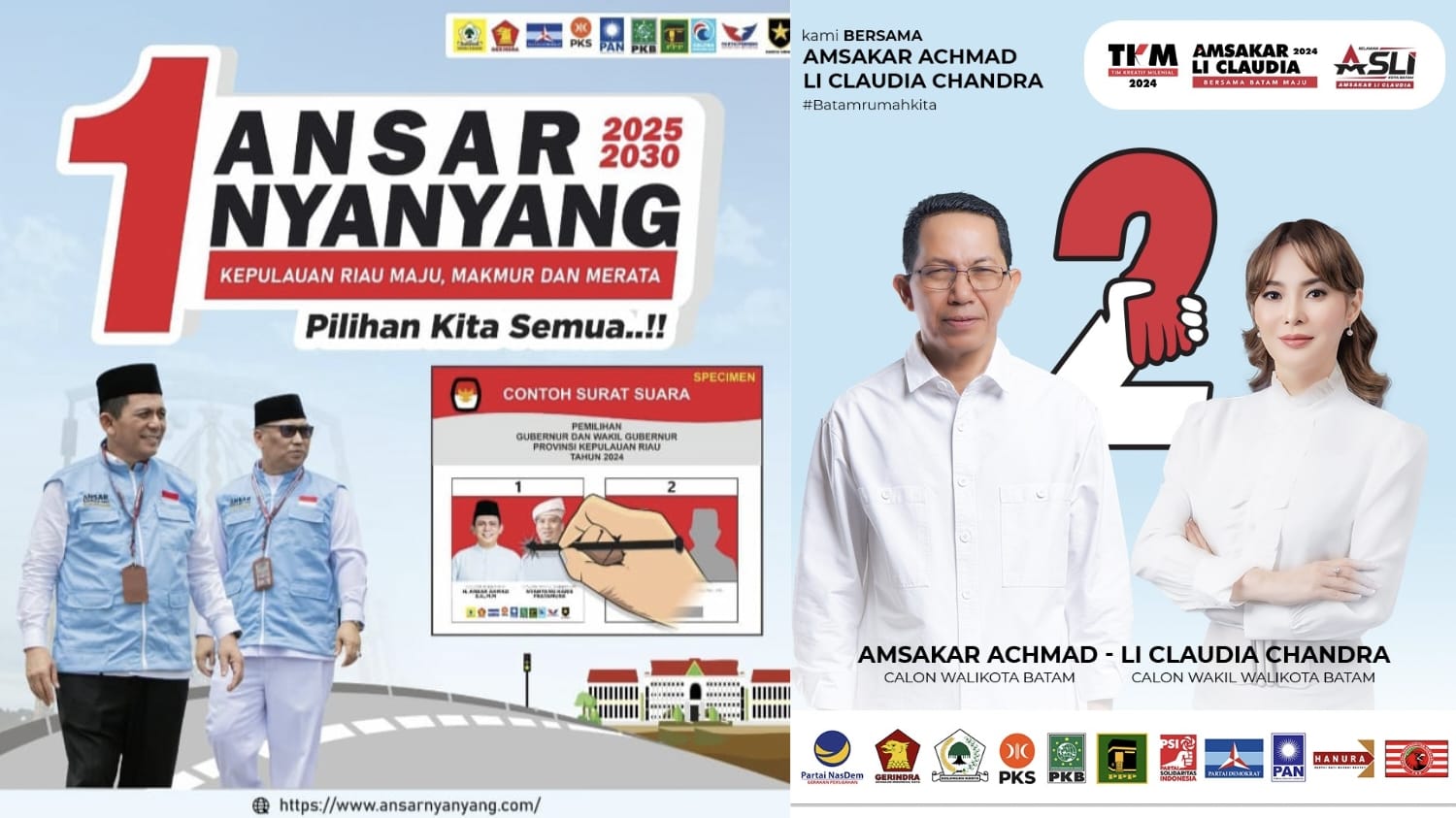 SAYANG Nomor 1 dan ASLI Nomor 2, Ketua BARBER: Kode Alam Merestui