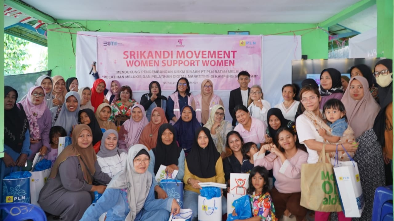 Wujudkan Dukungan sebagai Sesama Perempuan, Srikandi PLN Batam Dukung Pengembangan UMKM Binaan