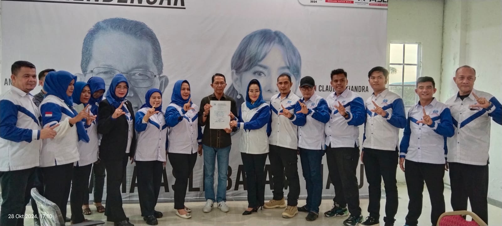 IMDI Kota Batam dan Sejumlah Perkumpulan Siap Memenangkan Pasangan Amsakar-Li Claudia
