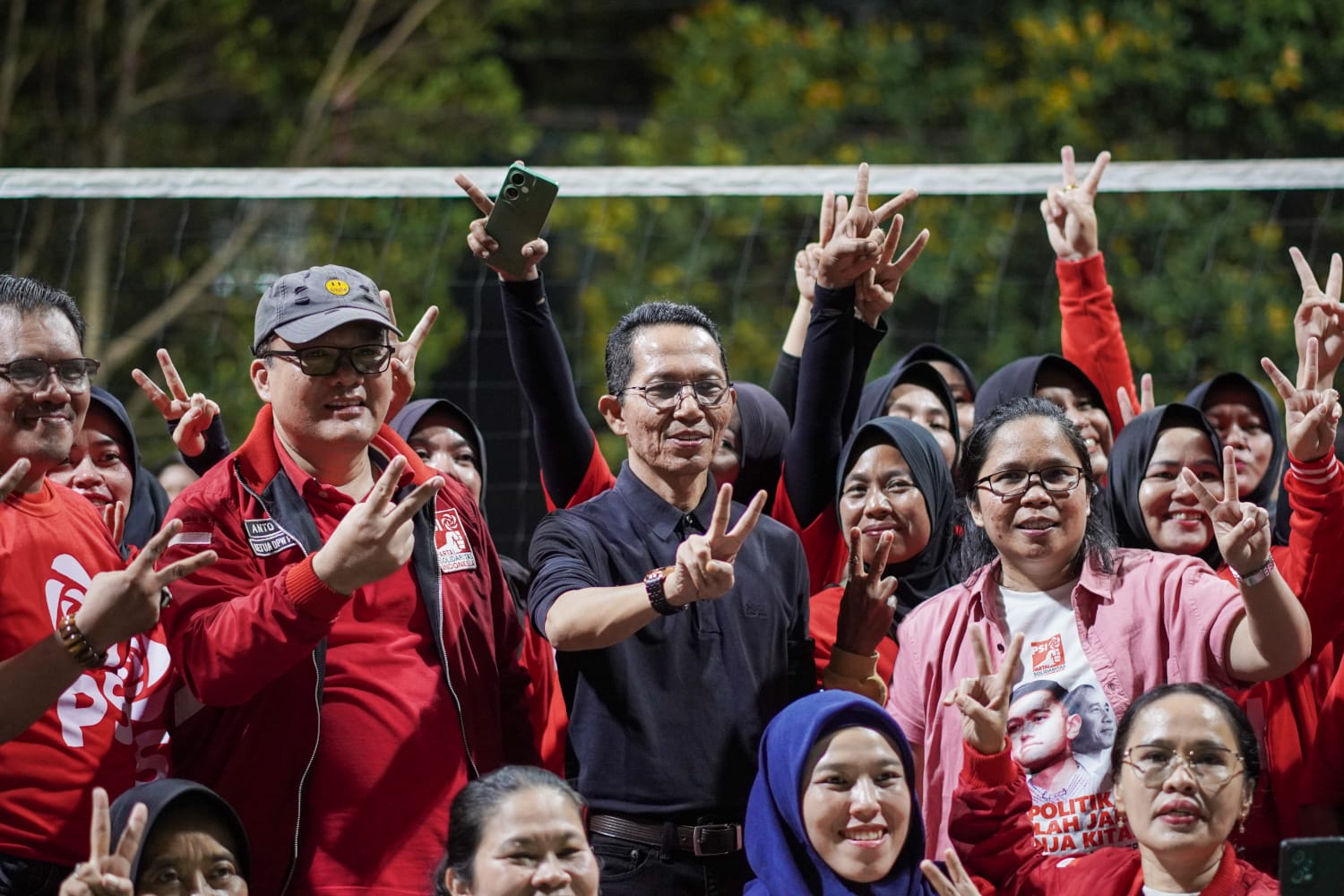 Open Tournament Volleyball Srikandi DPC PSI, Amsakar Sampaikan Tujuh Program Prioritas ASLI