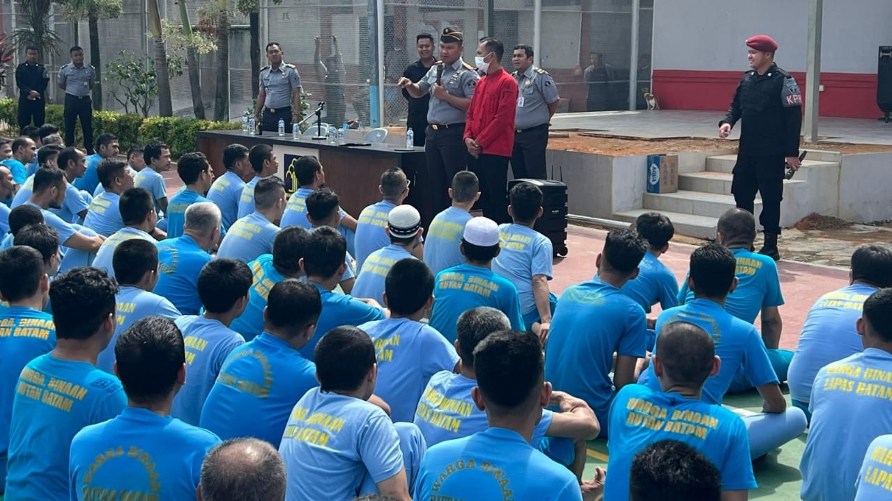 Rutan Kelas IIA Batam Adakan Program 3S Terhadap Warga Binaan