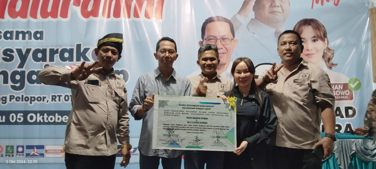 Warga Sei Lekop di Kampanye Nomor Urut Paslon 2, Amsakar: Program Prioritas ASLI Sudah Masuk KUA-PPAS