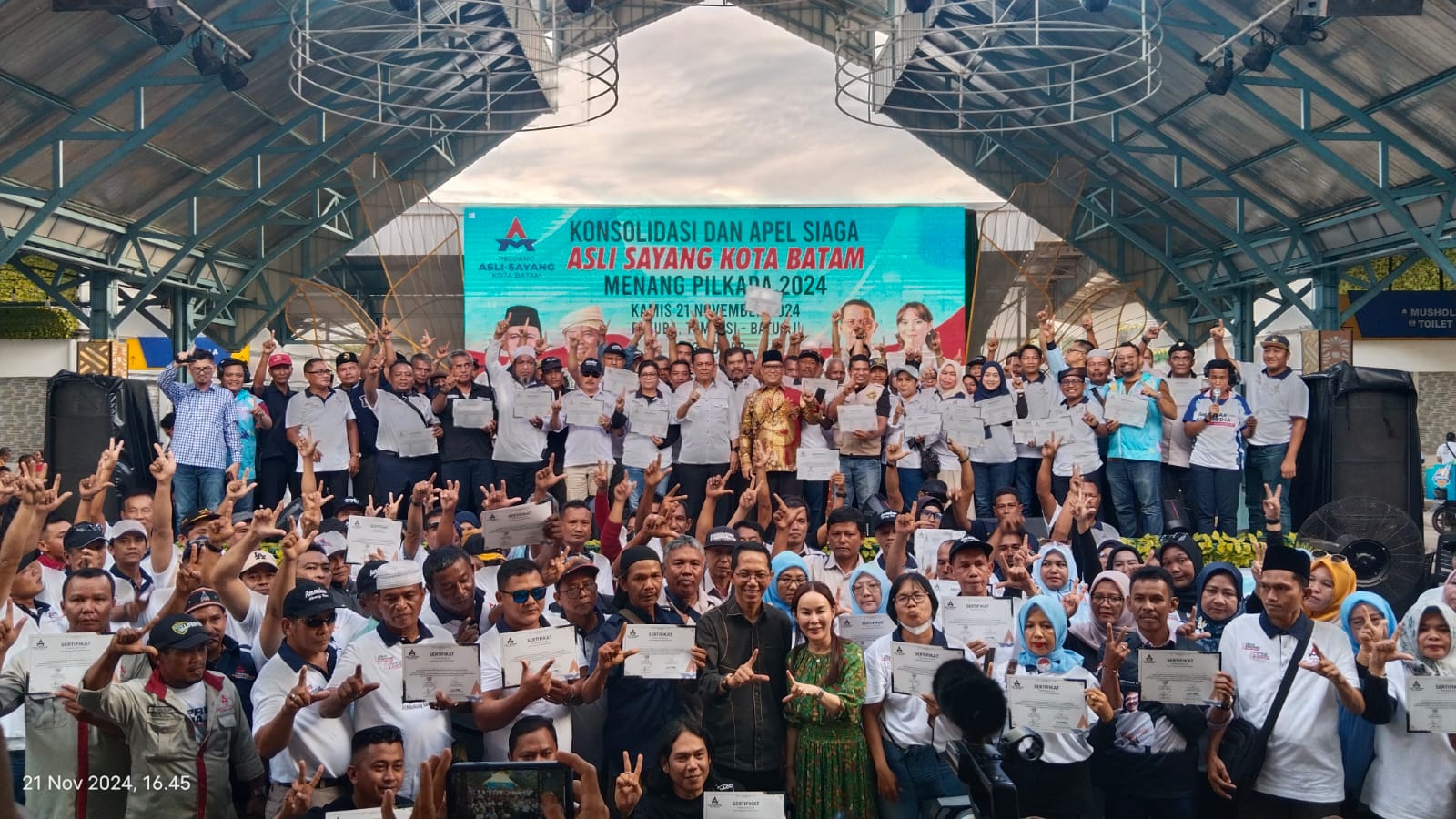 Acara Konsolidasi dan Apel Siaga Pejuang ASLI SAYANG