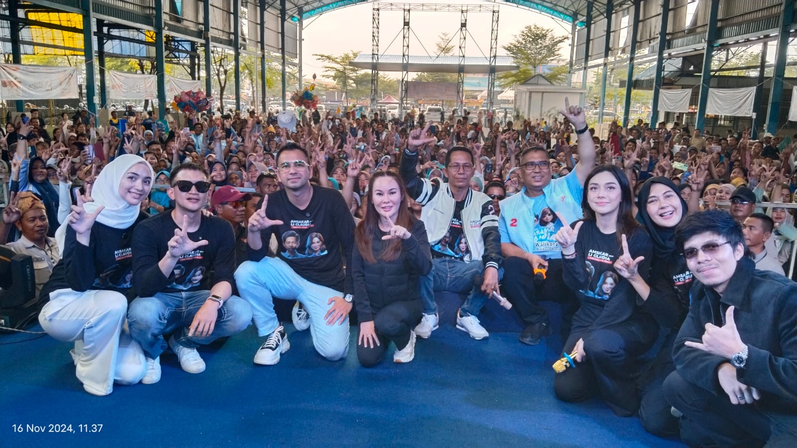 Raffi Ahmad Ajak Seluruh Warga Batam Coblos Pasangan Amsakar-Li Claudia Nomor Urut 2 di Pilkada Serentak 2024
