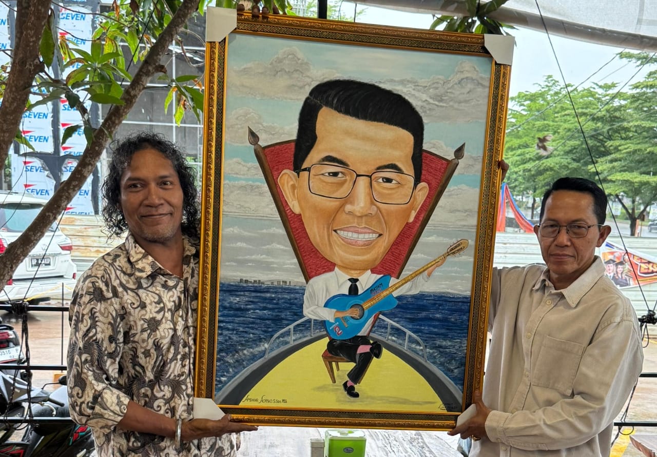 Makna Lukisan Amsakar dari Seorang Pelukis Difabel