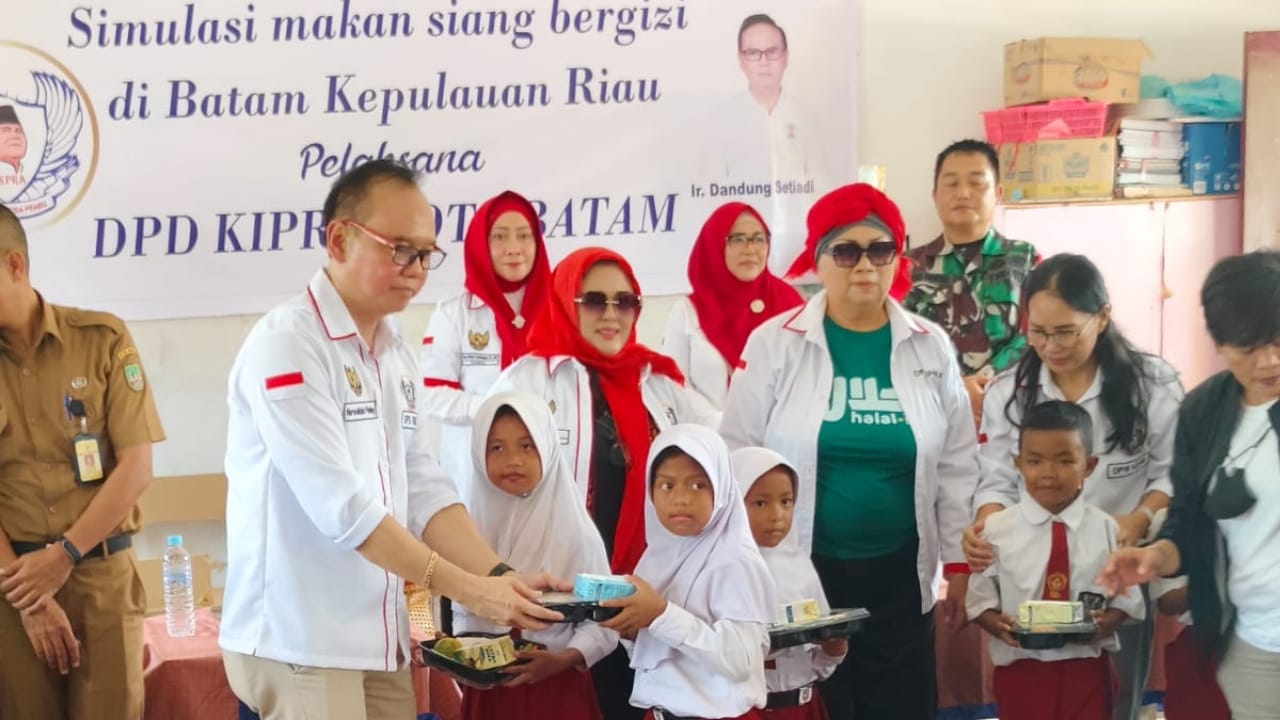 Sehari Dilantik, KIPRA Langsung Gelar Simulasi Makan Sehat Bergizi Gratis dari Program Presiden Prabowo Subianto