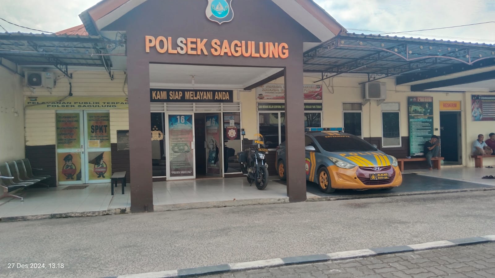 Korban Minta PS alias Mak Tari Ditahan Seusai Ditetapkan Tersangka oleh Polsek Sagulung,