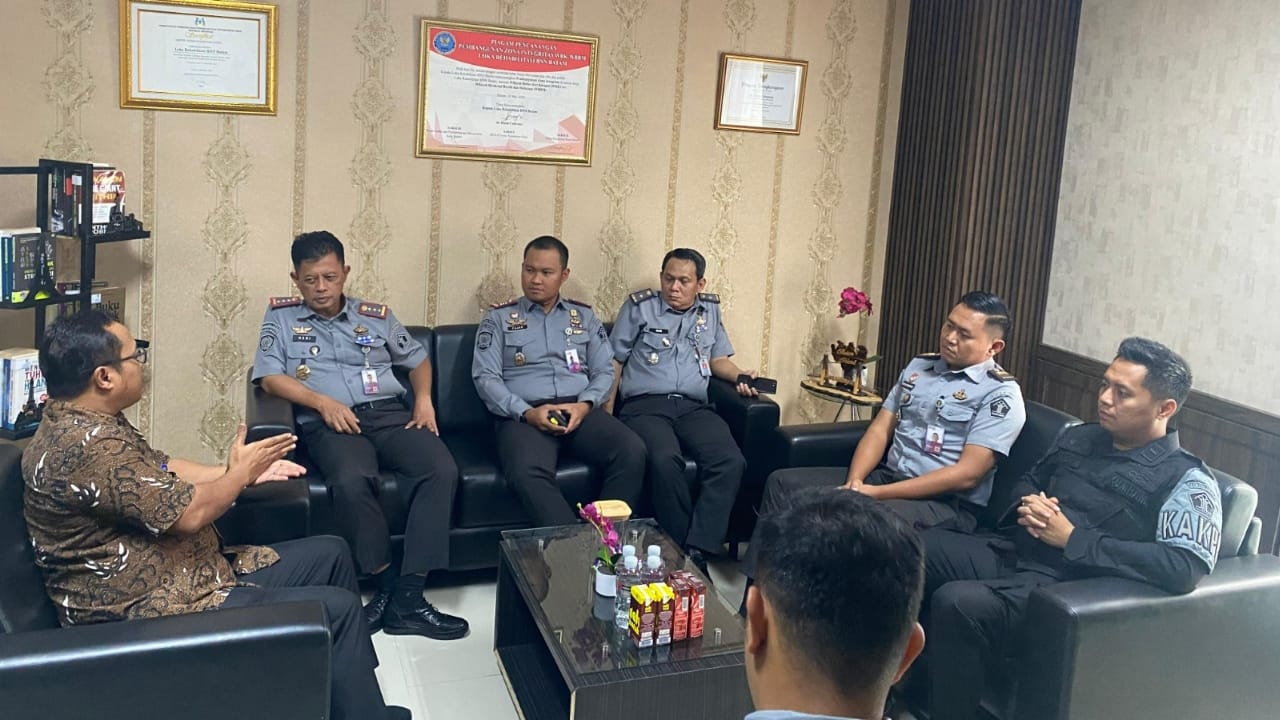 Perkuat Sinergi dalam Pemberantasan Narkoba, Kepala Rutan Batam Kunjungi BNNP Kepri