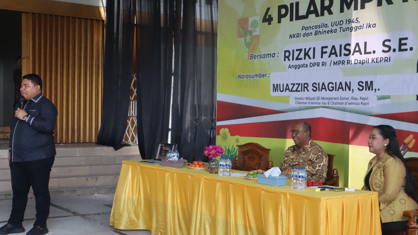 Anggota DPR RI Rizki Faisal Sosialisasikan Empat Pilar MPR RI di Kepulauan Riau